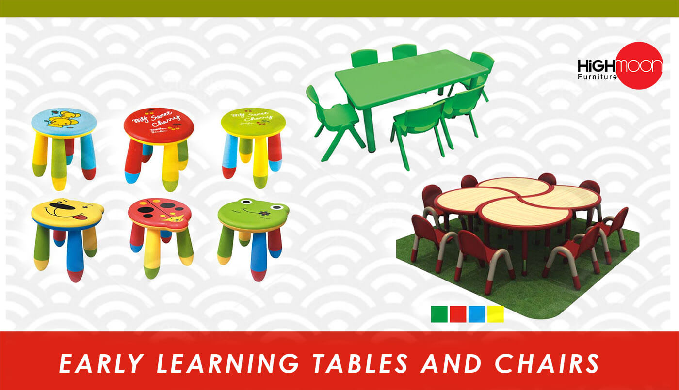 Early Leaning Tables and Chairs – Preschool Kids Furniture, UAE