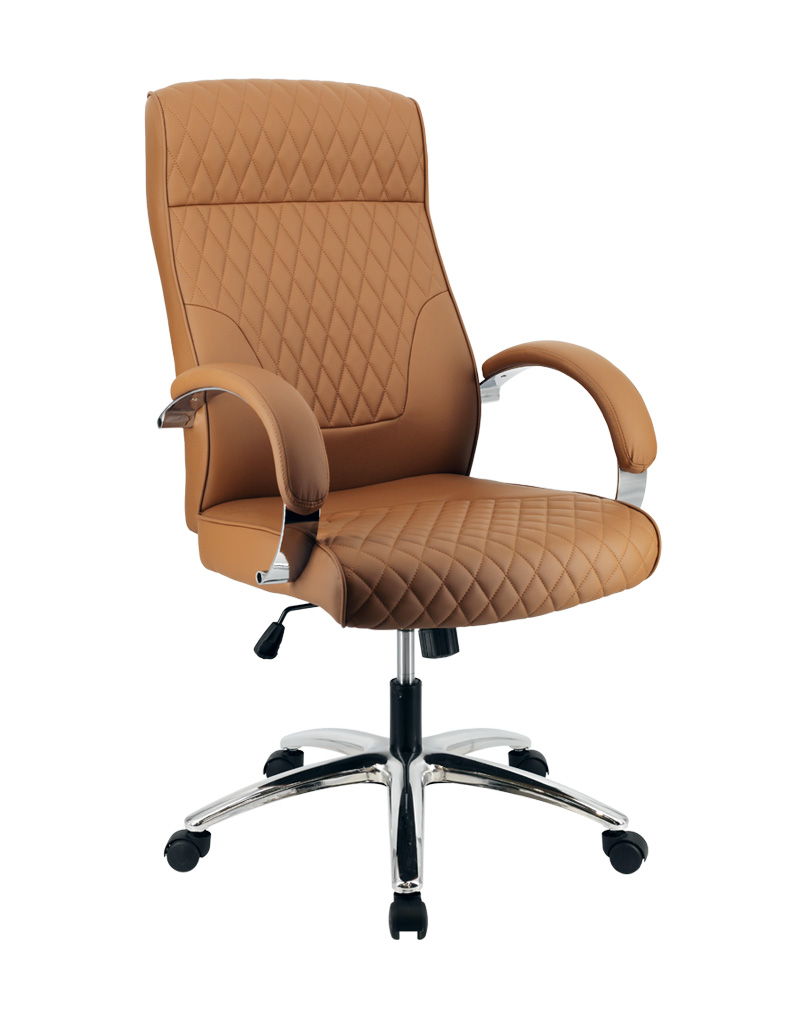 Brown high deals back office chair