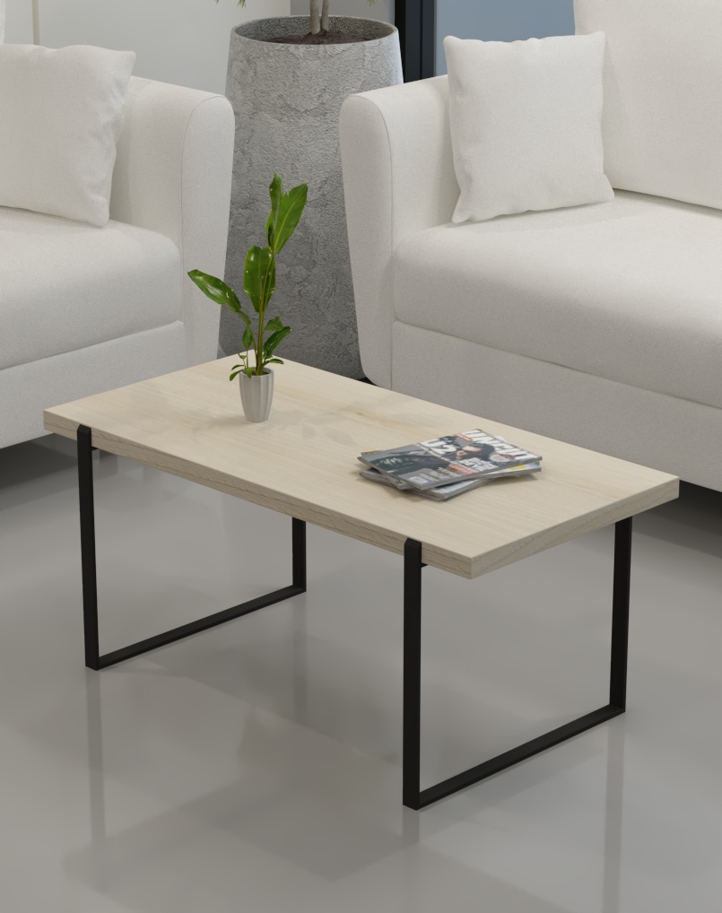 Gray and clearance white coffee table