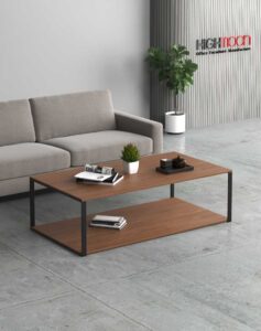 Sync Rectangular Coffee Table (Black Leg)