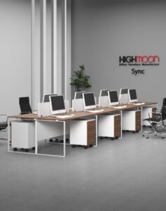 Sync 8 Cluster Workstation (White Leg)