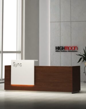 Sync Reception Desk (White Leg)