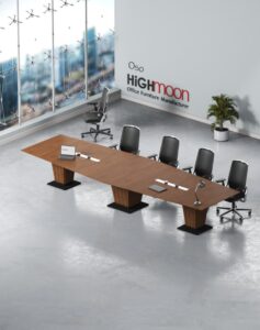 Oso Boardroom Table (Black Leg)