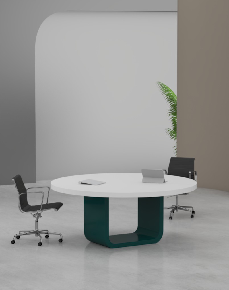 1-124-1.jpg Viol Round Meeting Table, Office Furniture Dubai, Highmoon