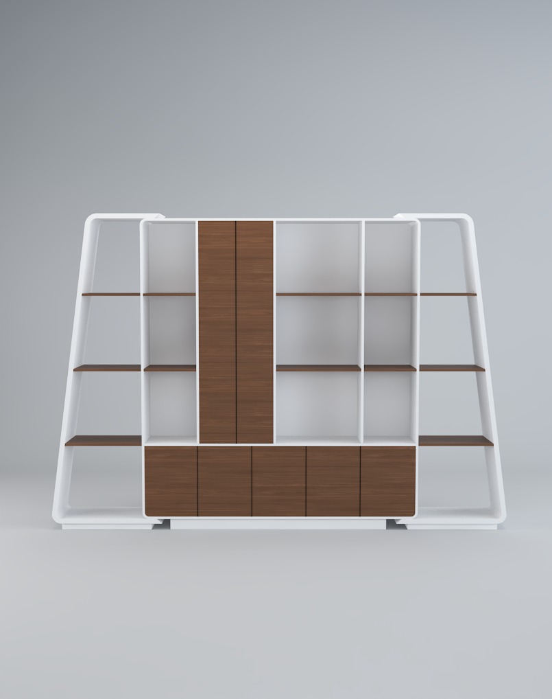 Zip Executive Display Cabinet - Highmoon Office Furniture Manufacturer and Supplier Zip Executive Display Cabinet (White Leg)