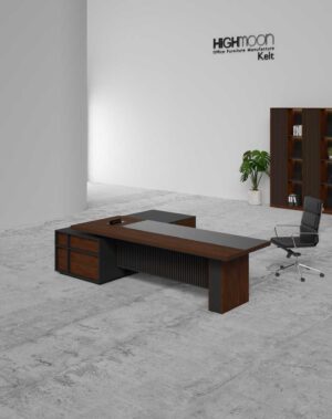 Kelt Executive Desk (Black Leg)