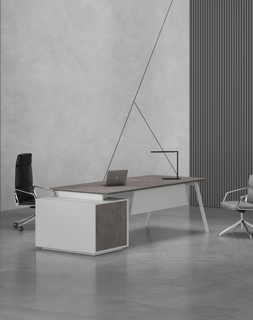Orange Straight Manager Desk - Highmoon Office Furniture Manufacturer and Supplier Orange Straight Manager Desk