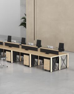 Cube 8 Cluster Workstation (Black Leg)