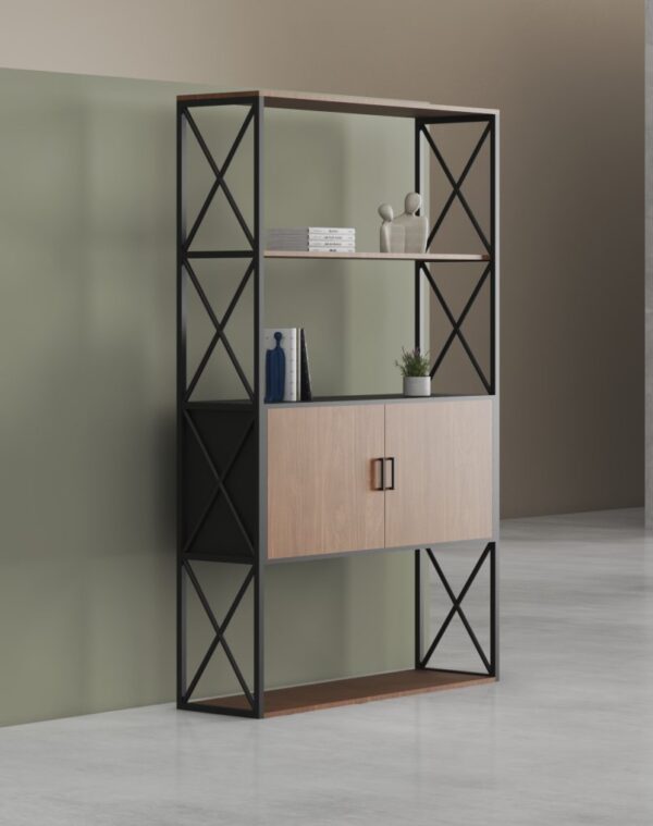 Cube Manager Display Cabinet (Black Leg)