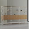 Cube Executive Display Cabinet (White Leg)