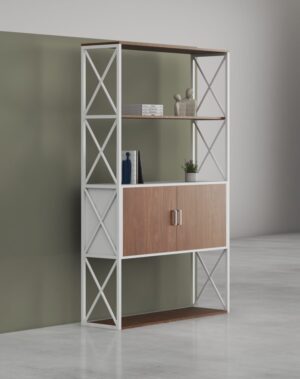 Cube Manager Display Cabinet (White Leg)