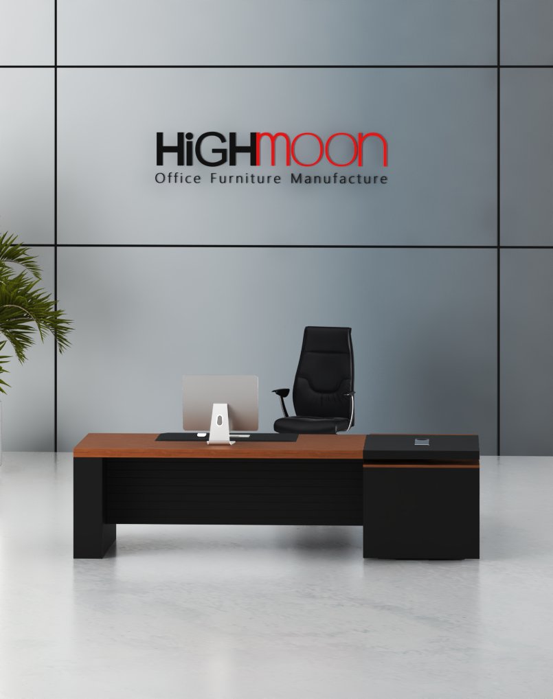 Class Executive Desk - Highmoon Office Funriture Manufacturer and Supplier Class Executive Desk (Black Leg)