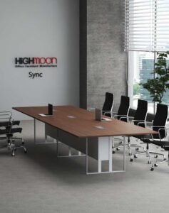 Sync Boardroom Table (White Leg)