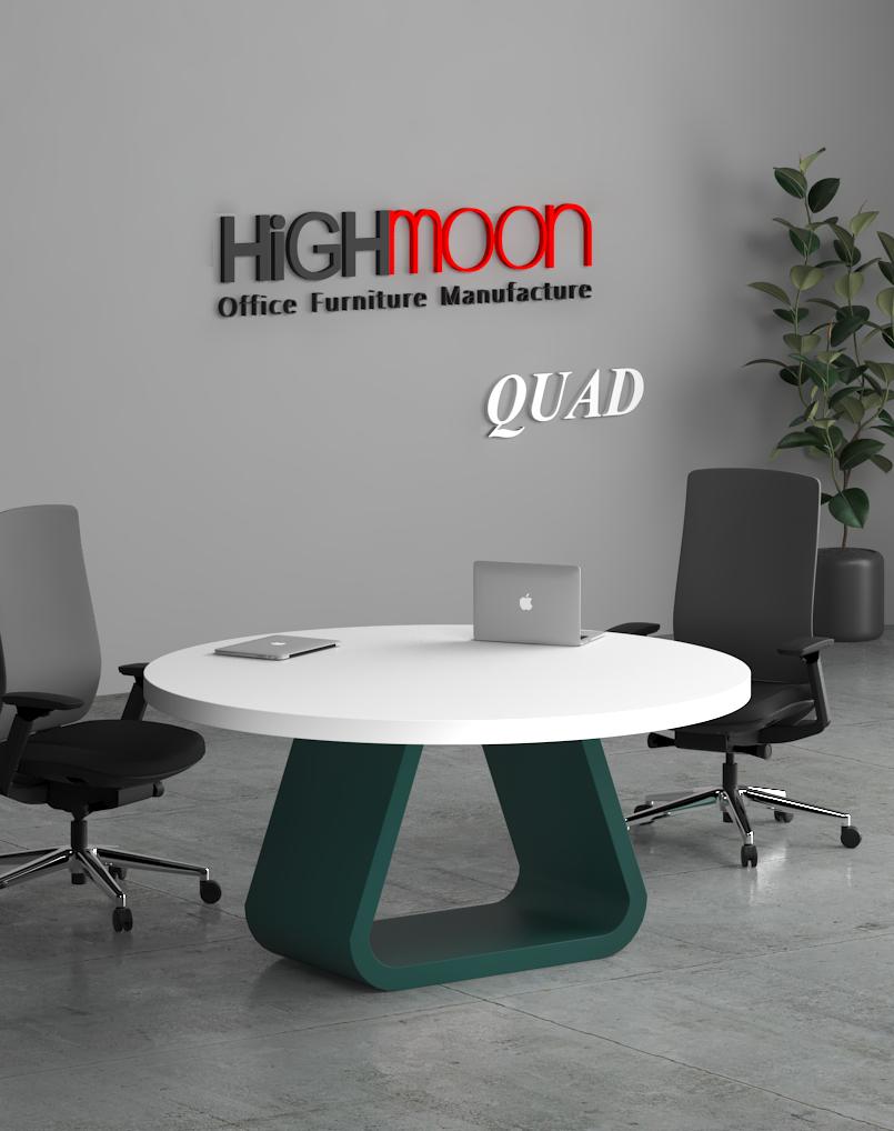 Quad Round Meeting Table - Highmoon Office Furniture Manufacturer and Supplier Quad Round Meeting Table