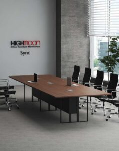 Sync Boardroom Table (Black Leg)