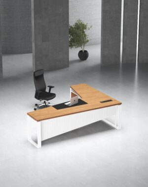 Zip Executive Desk (White Leg)