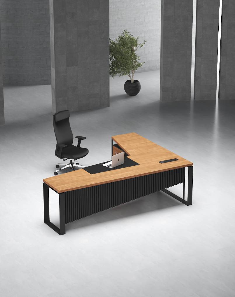 Zip Executive Desk - Highmoon Office Furniture Manufacturer and Supplier Zip Executive Desk (Black Leg)