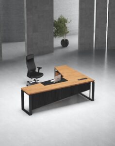 Zig Executive Desk (Black Leg)