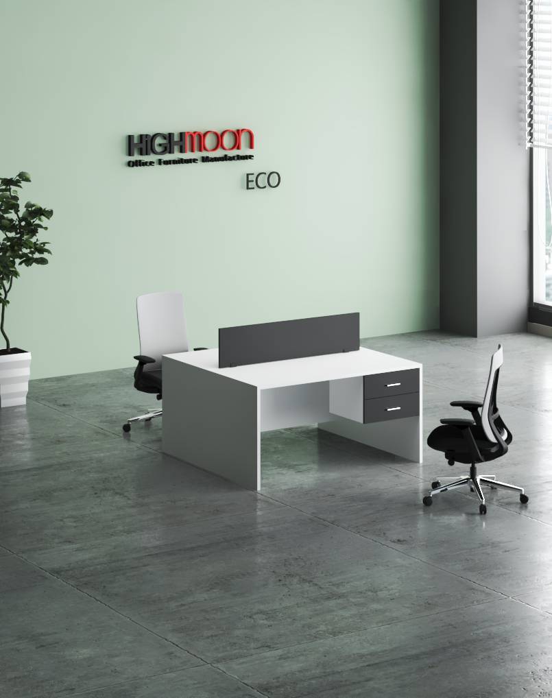 Eco 2 Cluster Workstation - Highmoon Office Furniture Manufacturer and Supplier Eco 2 Cluster Workstation