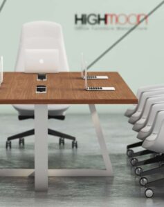 Splice Meeting Table (White Leg)