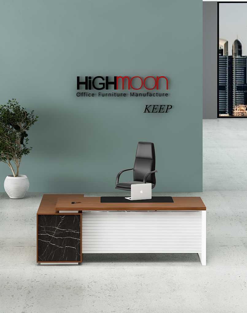Keep Executive Desk - Highmoon Office Furniture Manufacturer and Supplier Keep Executive Desk (White Leg)