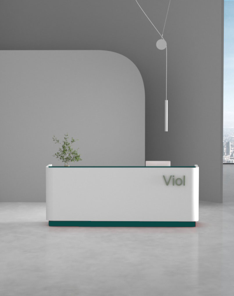 Viol Reception Desk - Highmoon Office Furniture Manufacturer and Supplier Viol Reception Desk