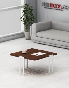Jade Square Coffee Table (White Leg)