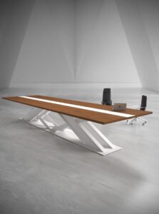 Baug Conference Table (White leg)