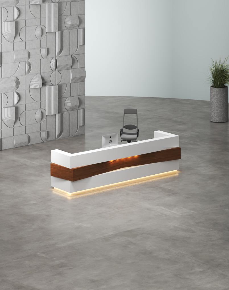 Dene Reception Desk Dene Reception Desk - Front Office Desk Dubai