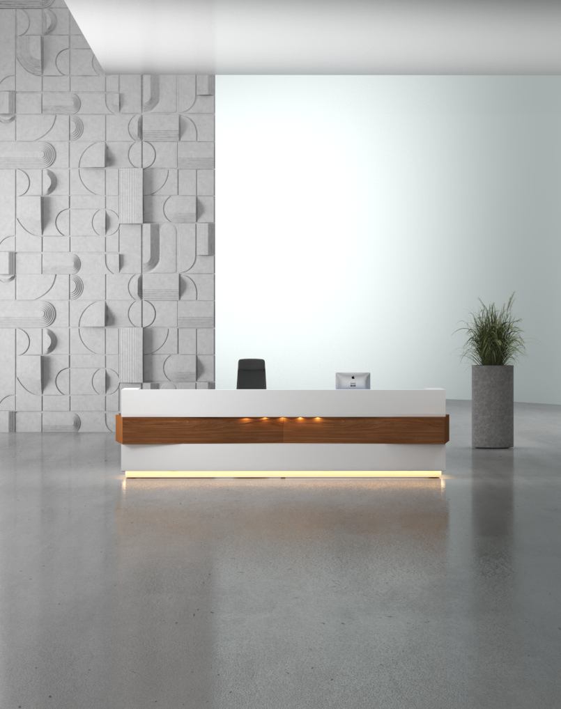 Dene Reception Desk Dene Reception Desk - Front Office Desk Dubai