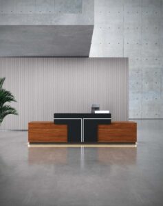Oxen Reception Desk (Black Leg)
