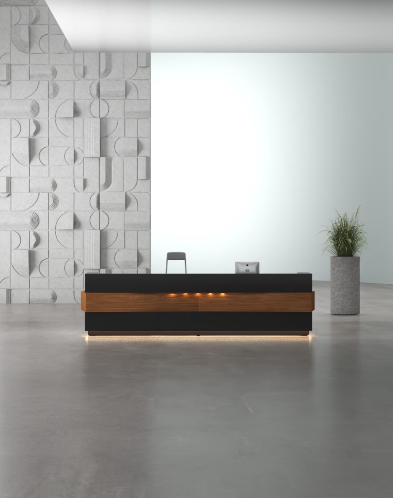 Dene Reception Desk Dene Reception Desk - Front Office Desk Dubai