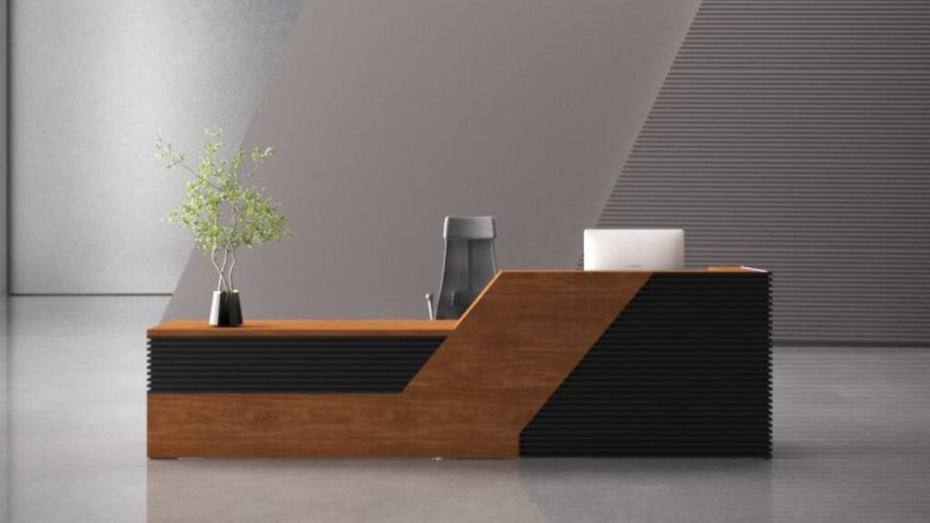 Peanut Reception Desk - Highmoon Office Furniture Manufacturer and Supplier