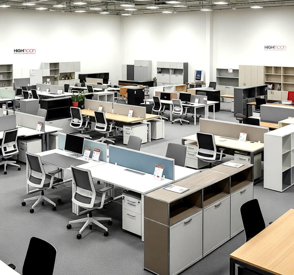 Highmoon is the leading office furniture wholesale supplier in Dubai, offering factory-direct prices, premium quality, and tailor-made solutions