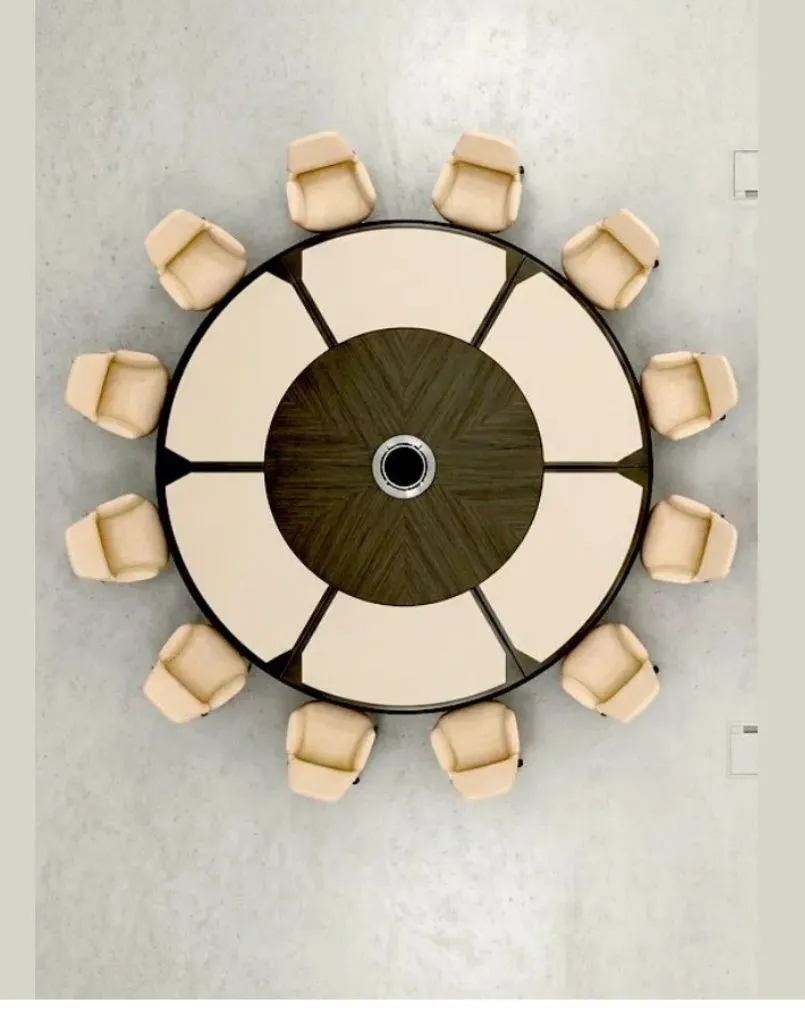 circular-office-table-highmoon-office-furniture (1) circular office table Highmoon Office Furniture modern round meeting table for office collaboration and space-efficient workspace design