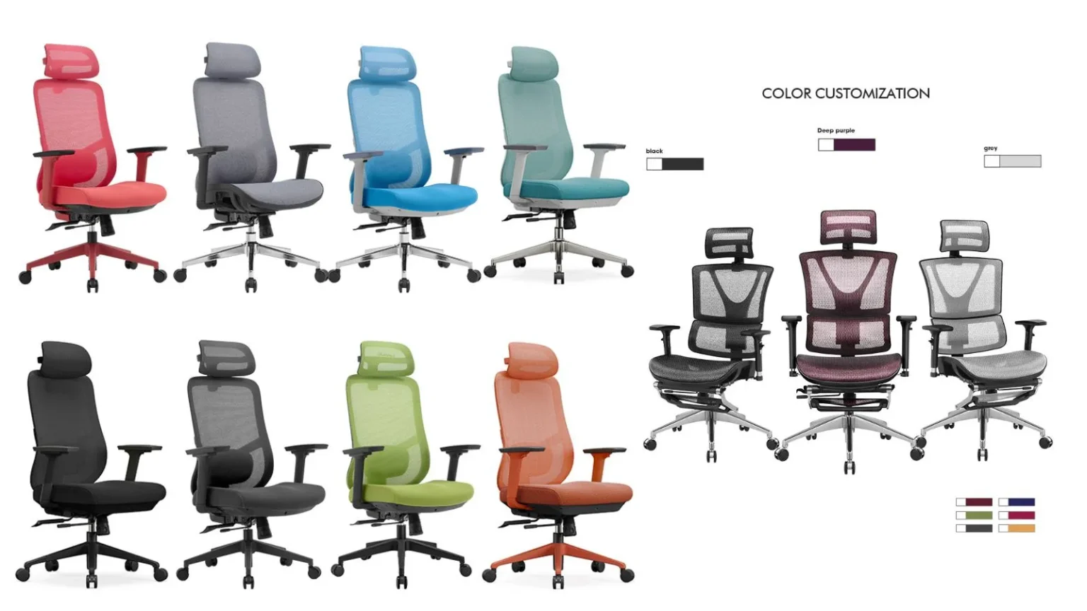 Office chair suppliers in UAE Highmoon Office Furniture ergonomic modern office chairs Dubai Abu Dhabi Sharjah